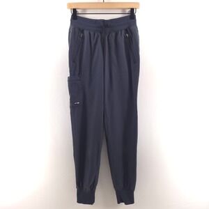 Greys‎ Anatomy Womens Scrub Pants Jogger XS Navy Blue Spandex Stretch Barco